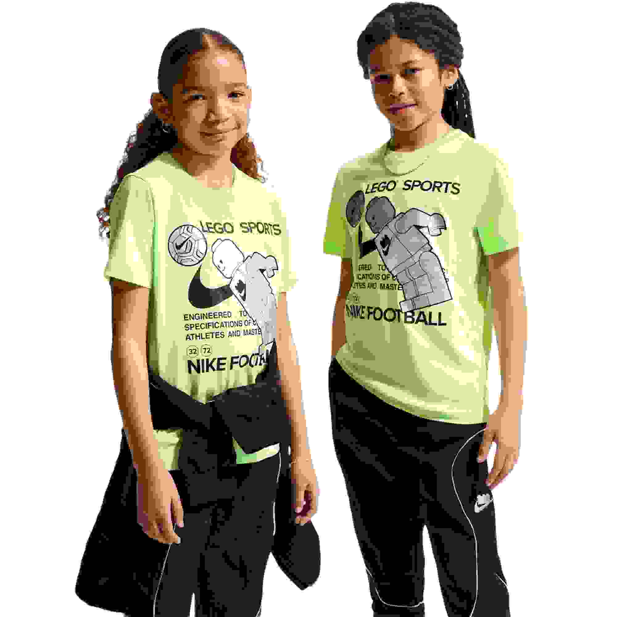 Nike x LEGO Collection Big Kids' Green Tee